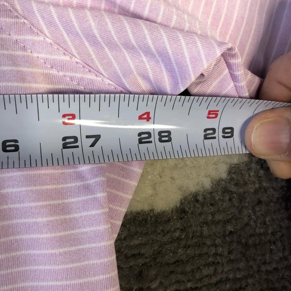 Callaway Polo Shirt Mens 2XL NWT Pink Striped Short Sleeve Golf - Picture 9 of 14